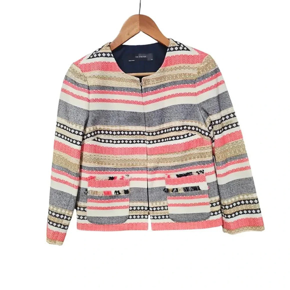 The Limited Multicolor Striped Jacket Size S NWT - Picture 2 of 7